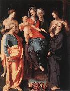Jacopo Pontormo Madonna and Child with St Anne and Other Saints USA oil painting artist